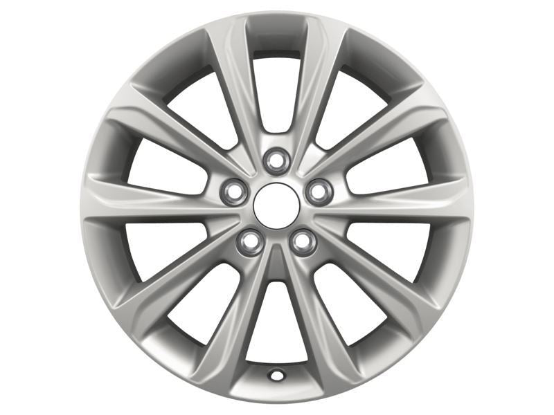 KUGA 17" SET OF 4 ALLOY WHEELS 5X2-SPOKE DESIGN SPARKLE SILVER FINISH 2012-2020