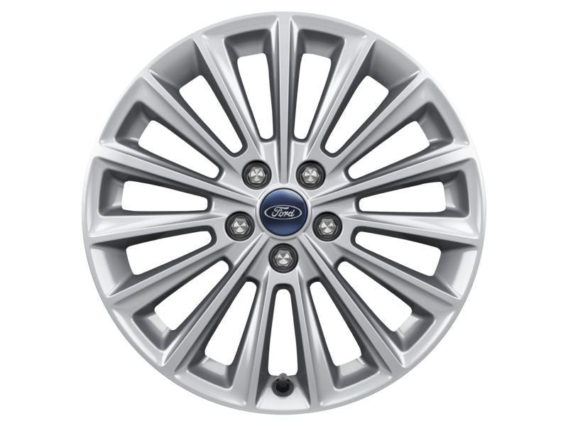 FOCUS 17" SET OF 4 ALLOY WHEELS 15-SPOKE DESIGN SPARKLE SILVER FINISH 2014-2019 2238239