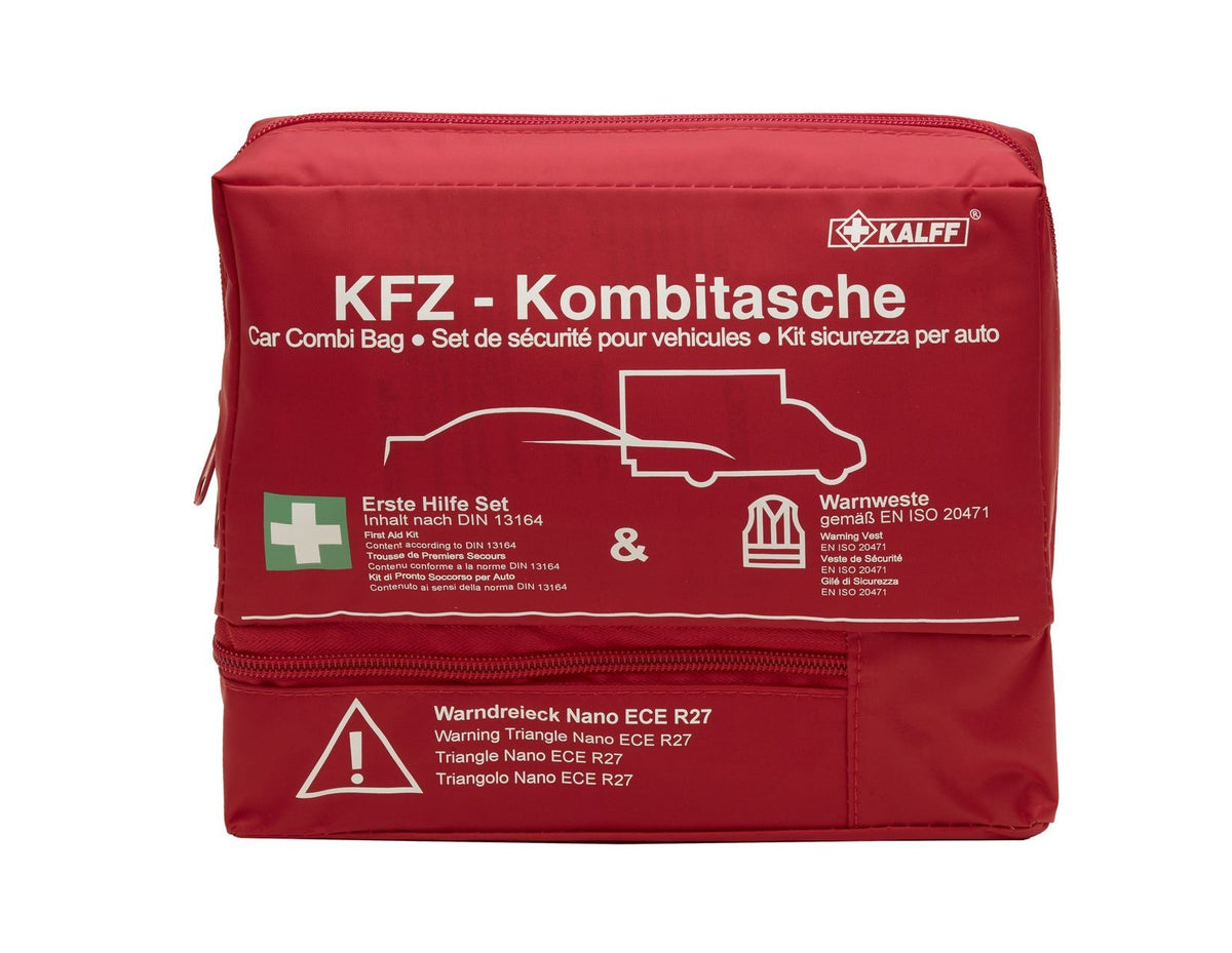 KALFF* SAFETY PACK IN RED NYLON BAG,NANO "TRIO"