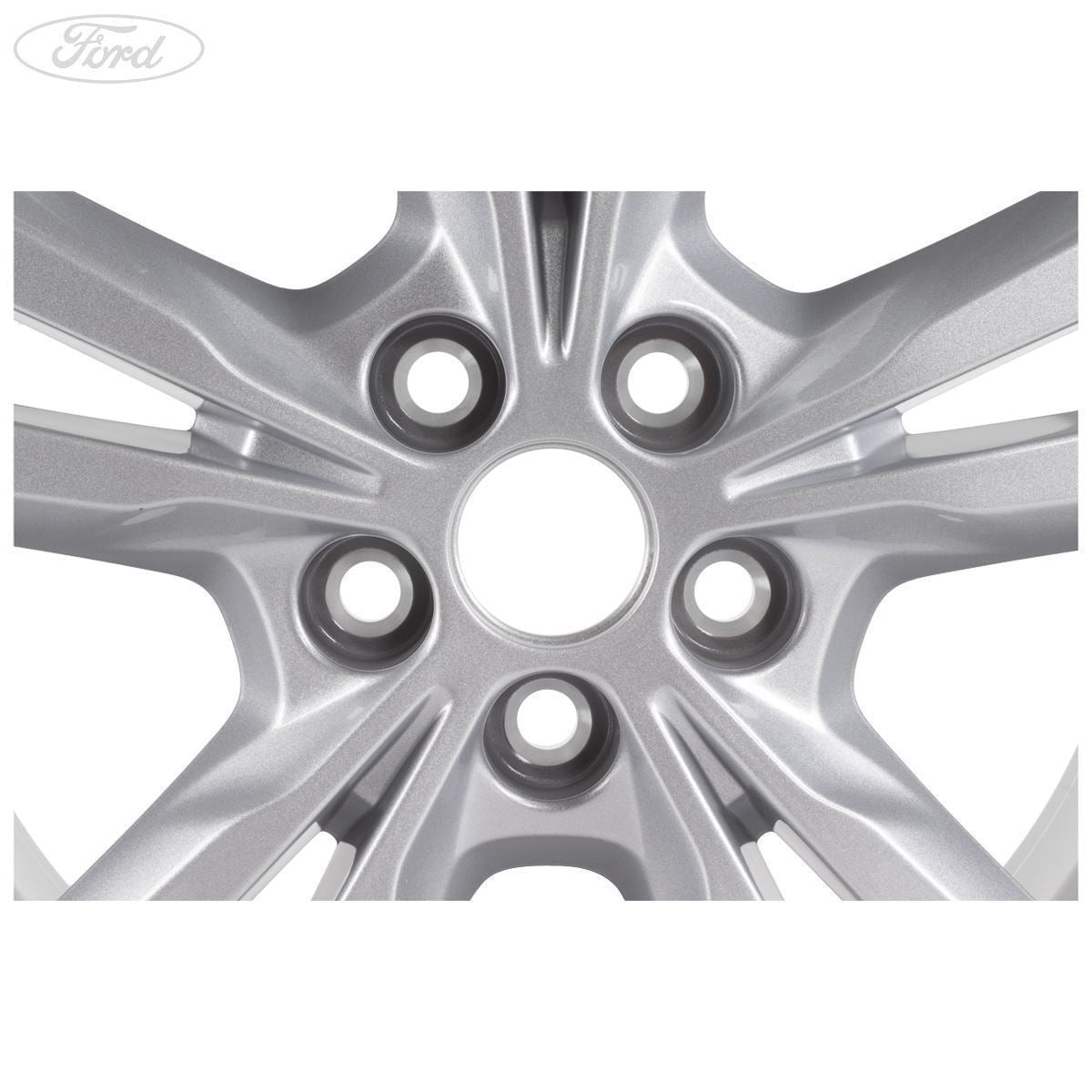 GALAXY S-MAX 17" SET OF 4 ALLOY WHEEL 5X2-SPOKE DESIGN SPARKLE SILVER FINISH 2015-2023