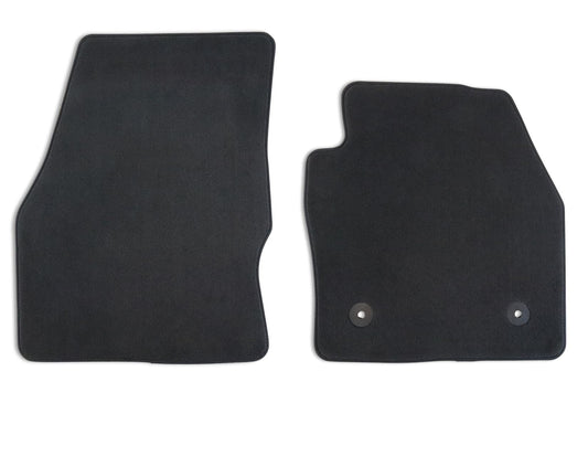 TRANSIT TOURNEO CONNECT FRONT VELOUR CARPET FLOOR MATS CONTOURED BLACK 2013-2022