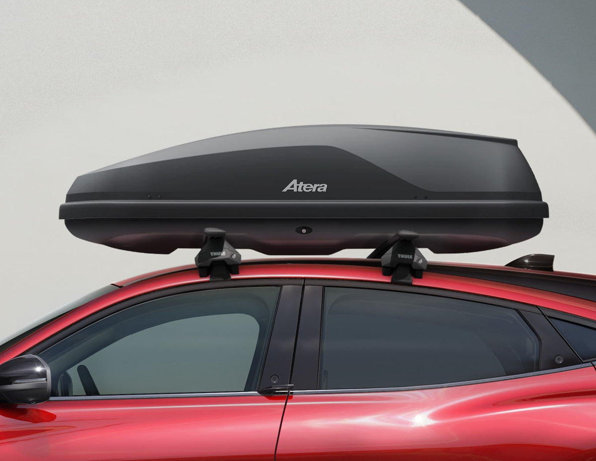 ATERA* CASAR M 380L ROOF BOX LOCKABLE DUAL OPENING LAVA STRUCTURED