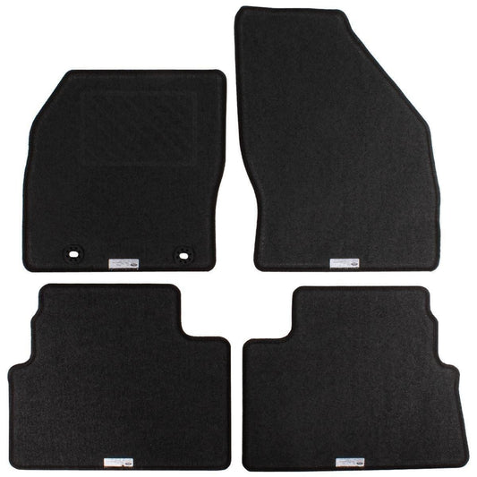 KUGA FRONT & REAR CARPET FLOOR MAT KIT CONTOURED SET BLACK 2008-2011