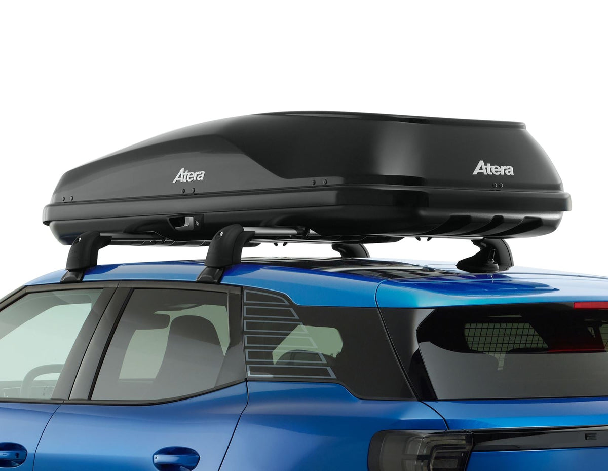 ATERA* CASAR XL 540L ROOF BOX LOCKABLE DUAL OPENING BRILLIANT BLACK