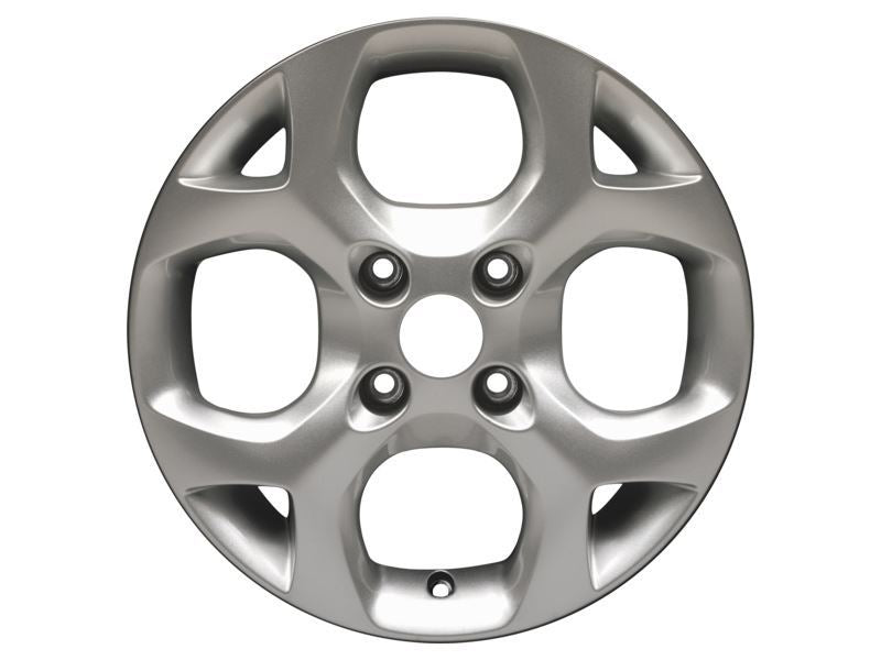 FIESTA 15" ALLOY WHEEL 4-Y-SPOKE DESIGN SILVER FINISH 2008-2012