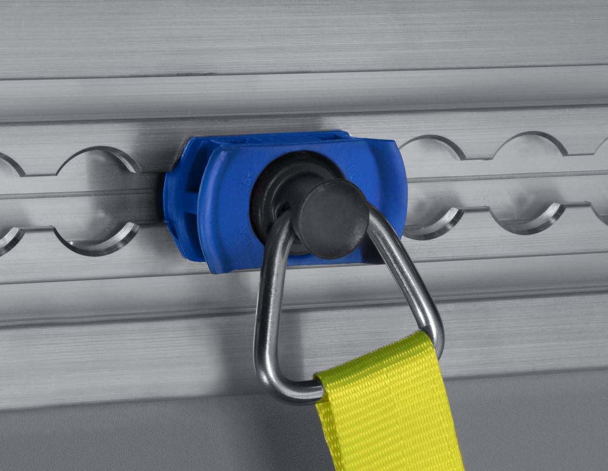 TRANSIT/TRANSIT CUSTOM CARGO TIE DOWN RINGS SET OF 10 BLUE