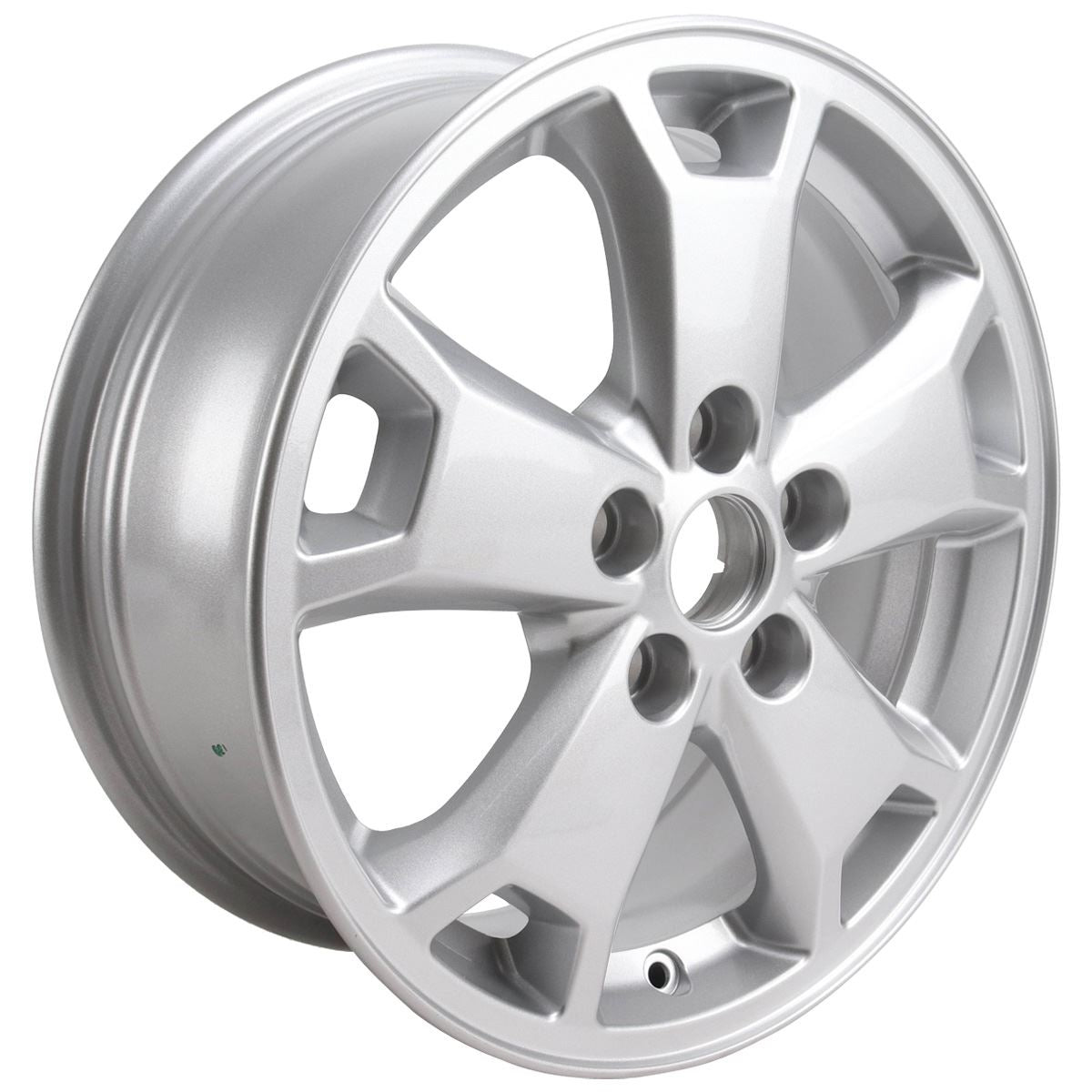 TRANSIT CONNECT 16" ALLOY WHEEL 5X2-SPOKE DESIGN SILVER FINISH 2013-2022
