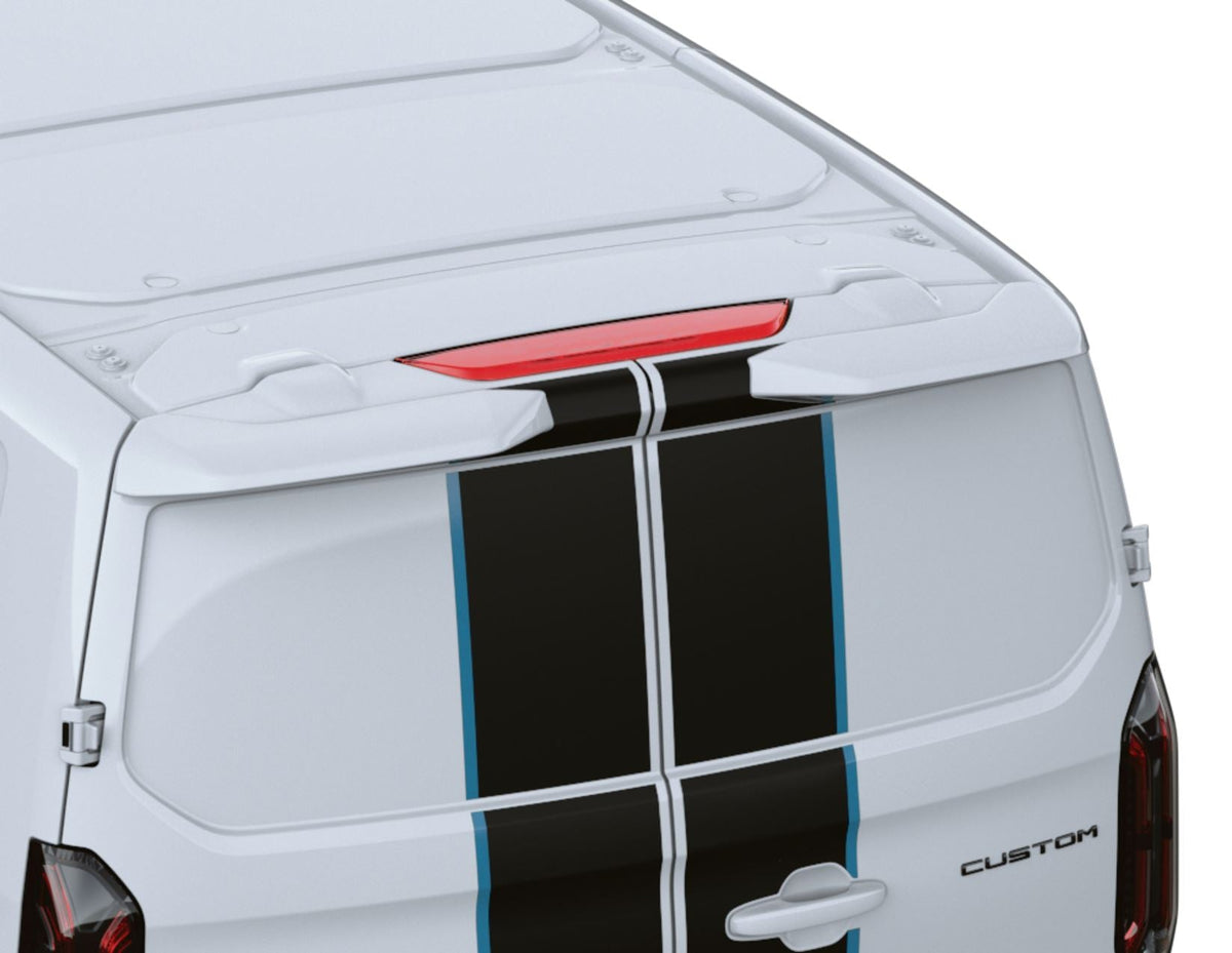TRANSIT TOURNEO CUSTOM REAR ROOF SPOILER PRIMED FOR BARN REAR DOORS 2023-ONWARDS