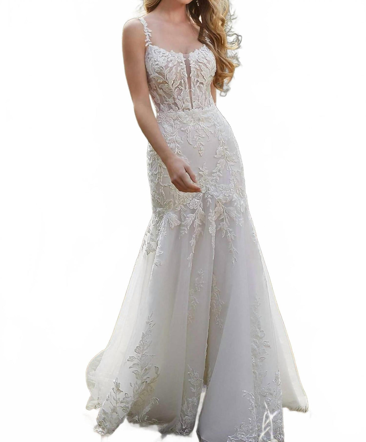 Miranda Wedding Maxi Dress In Ivory Porcelain