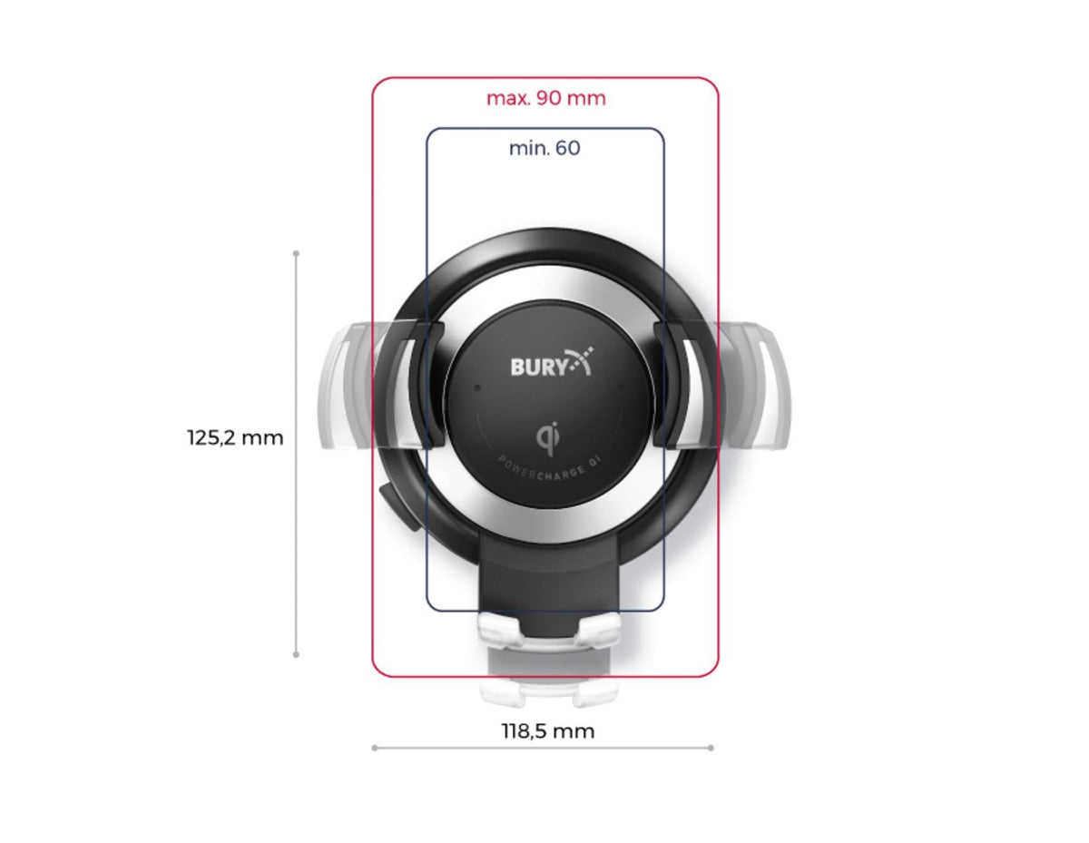 BURY* POWERMOUNT SYSTEM POWERCHARGE QI