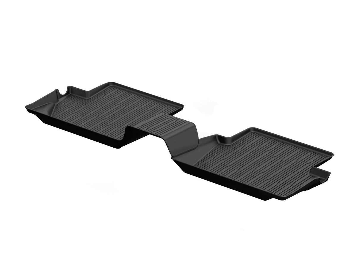 FIESTA PUMA REAR RUBBER FLOOR MATS ALL-WEATHER CONTOURED BLACK 2017-ONWARDS