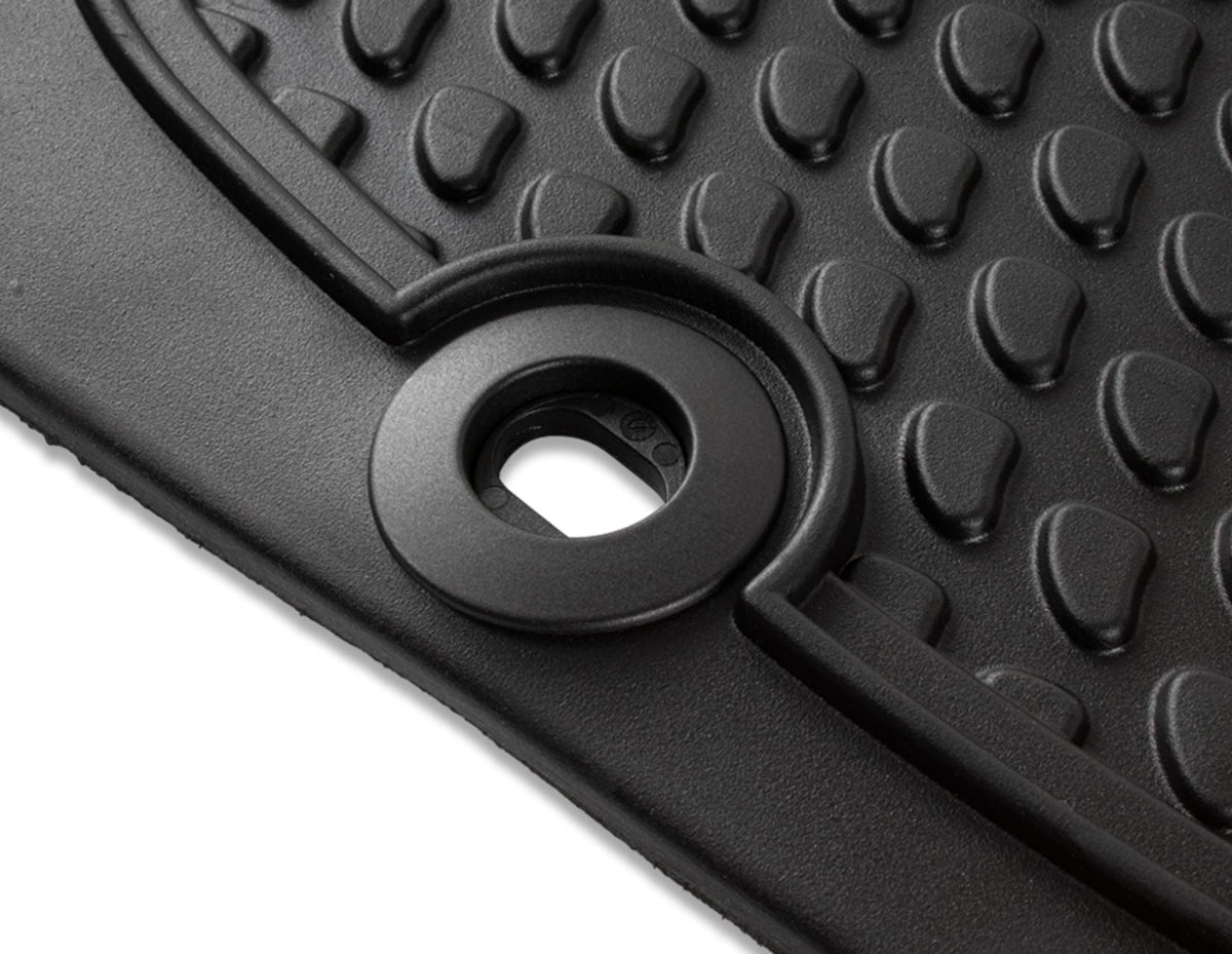 RANGER 01/2006-12/2011 RUBBER FLOOR MATS FRONT,BLACK