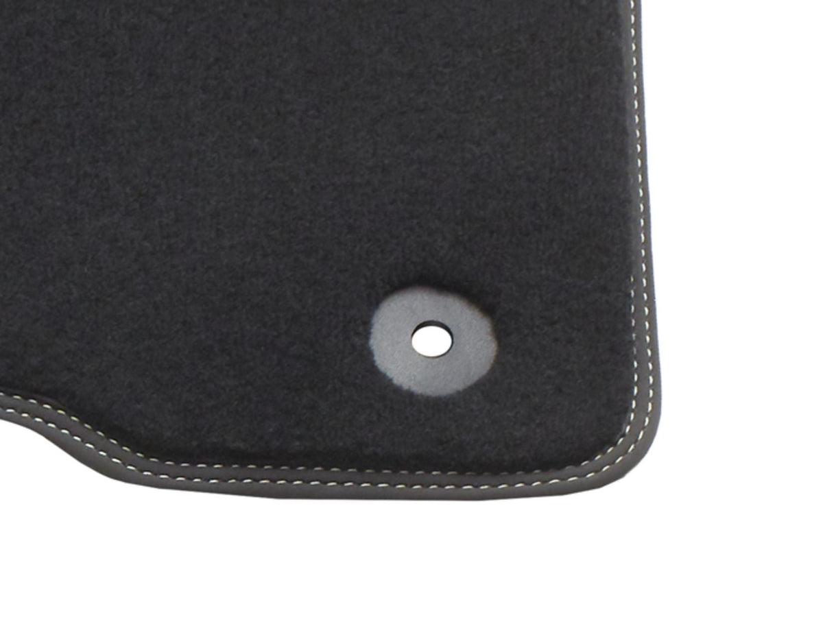 GALAXY S-MAX VIGNALE FRONT & REAR VELOUR CARPET FLOOR MAT KIT CONTOURED SET BLACK 2016-2023