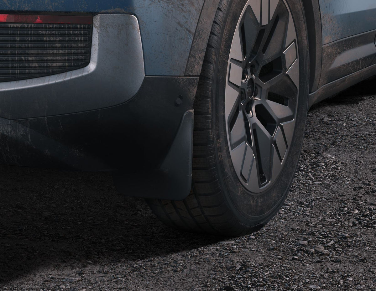 ALL-ELECTRIC EXPLORER REAR MUD FLAPS CONTOURED SPLASH GUARDS 2024-ONWARDS