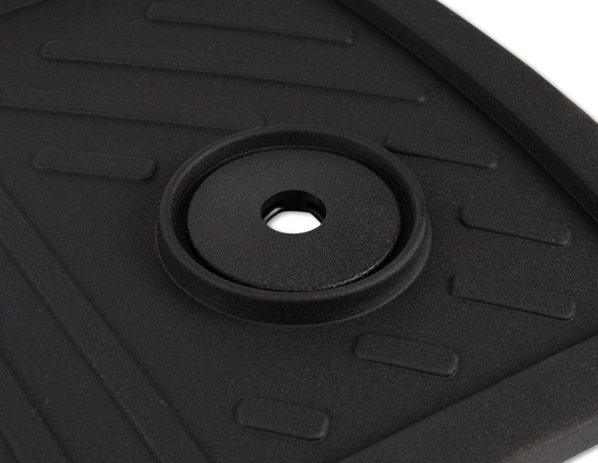 MONDEO SET OF FRONT AND REAR RUBBER FLOOR MATS, BLACK, 2014 - 2018