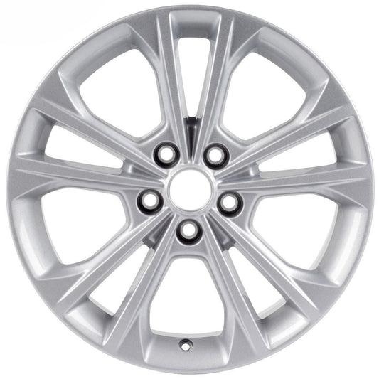 KUGA 17" SET OF 4 ALLOY WHEEL 5X2-SPOKE DESIGN SILVER FINISH 2016-2020