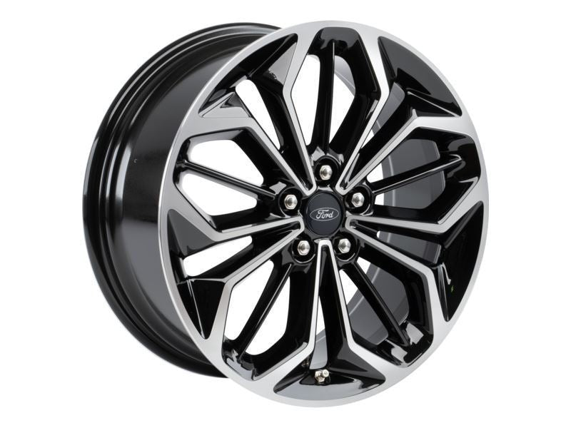 FOCUS/MONDEO 18" SET OF 4 SET OF 4 ALLOY WHEELS KATANA 5X2-SPOKE DESIGN ABSOLUTE BLACK MACHINED FINISH 2019-2022 2418533