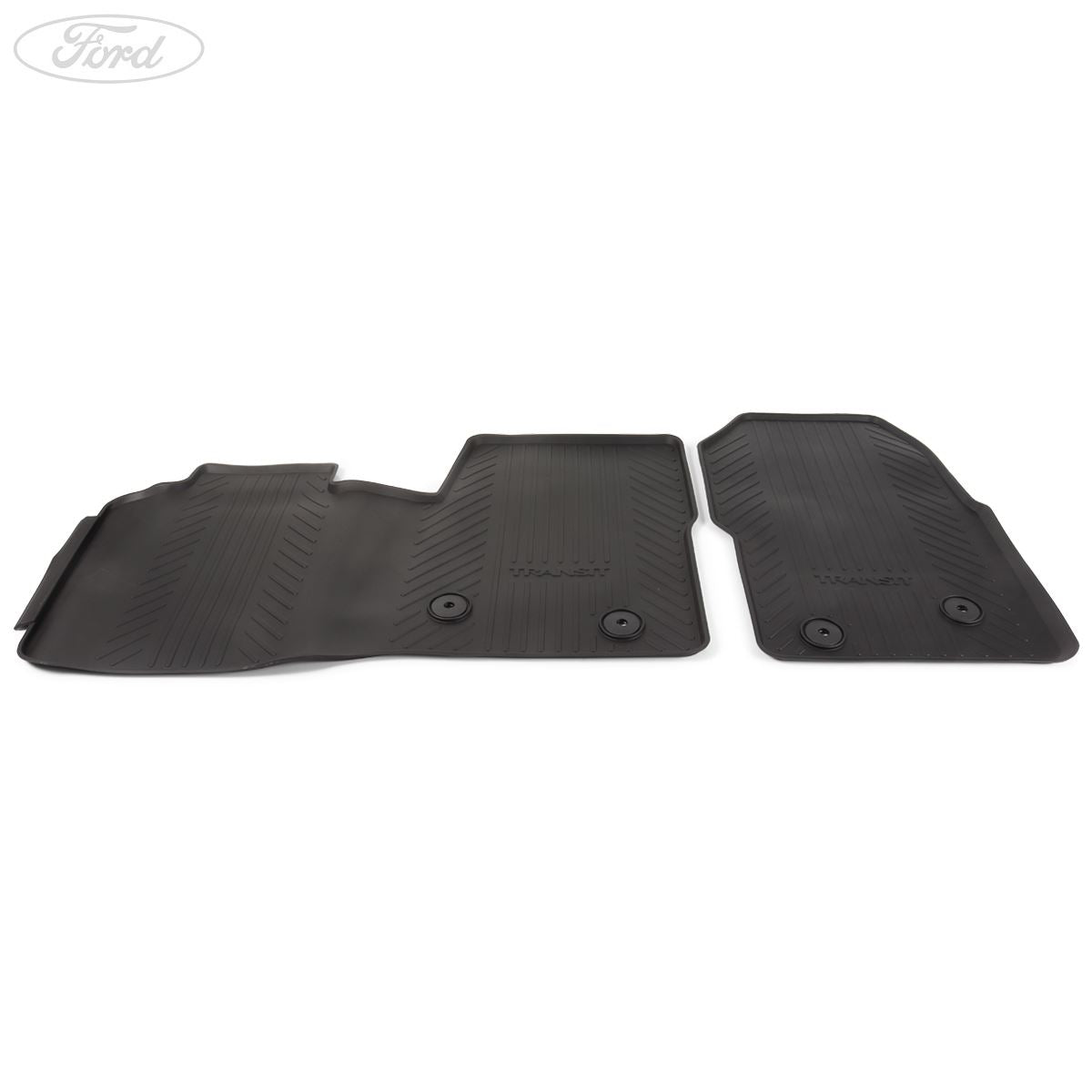 TRANSIT CUSTOM MK8 MK9 FRONT RUBBER FLOOR MATS MANUAL 2014- 2047028