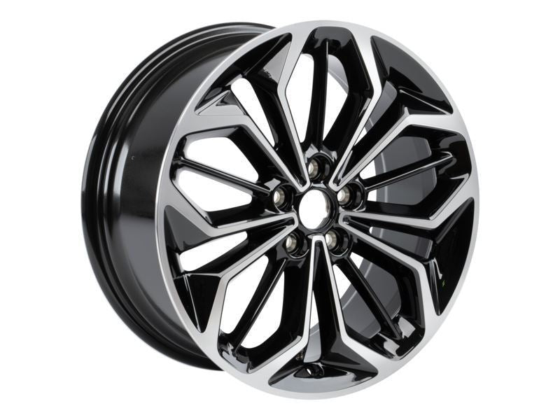 FOCUS/MONDEO 18" SET OF 4 SET OF 4 ALLOY WHEELS KATANA 5X2-SPOKE DESIGN ABSOLUTE BLACK MACHINED FINISH 2019-2022 2418533