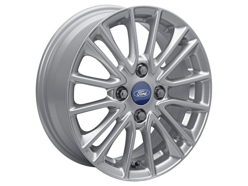 KA+ 15" SET OF 4 ALLOY WHEEL 8X2-SPOKE DESIGN SPARKLE SILVER FINISH 2018-2019