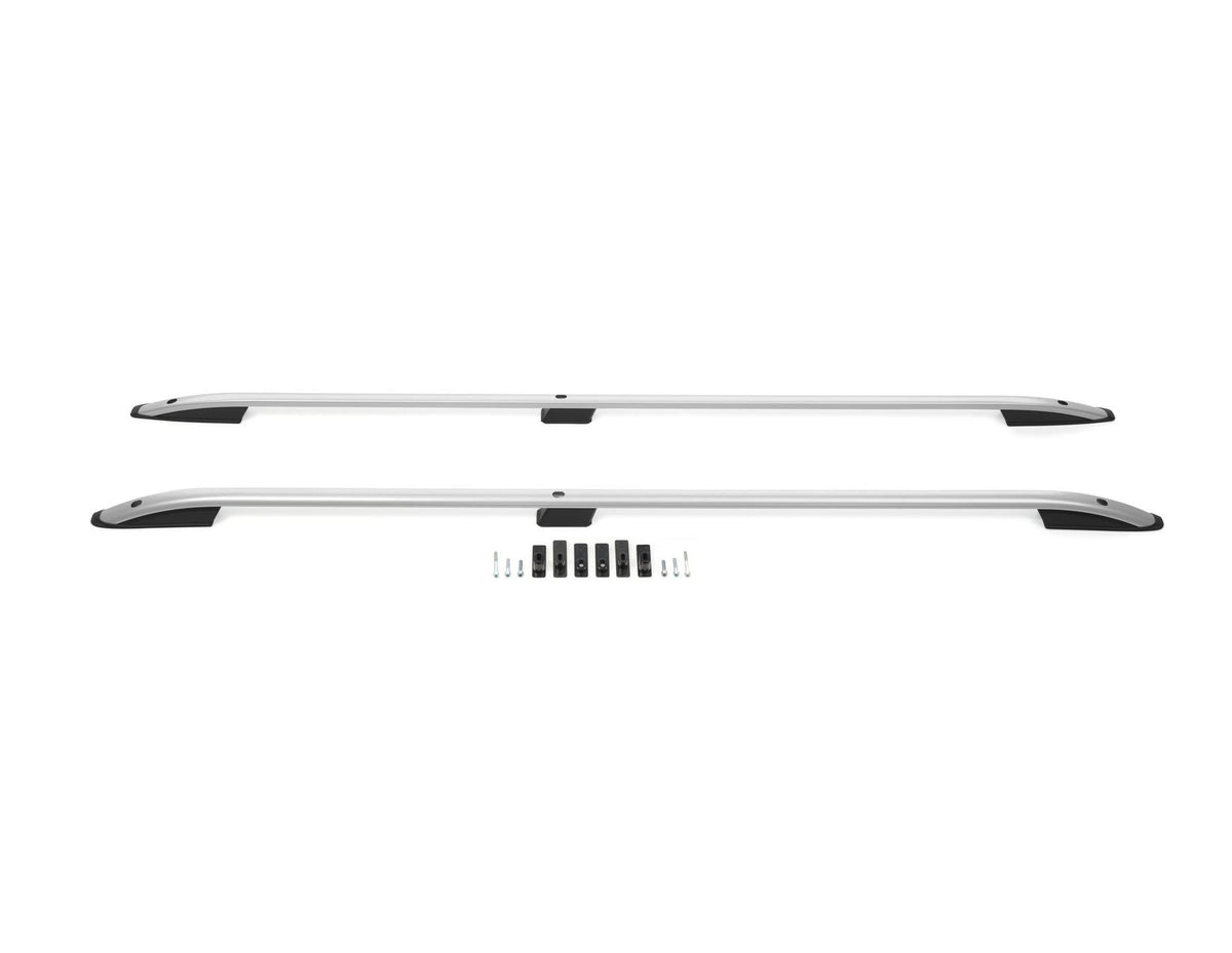 TRANSIT TOURNEO CUSTOM LWB ROOF RAILS SILVER FOR LOW ROOF VEHICLES 2012-2023