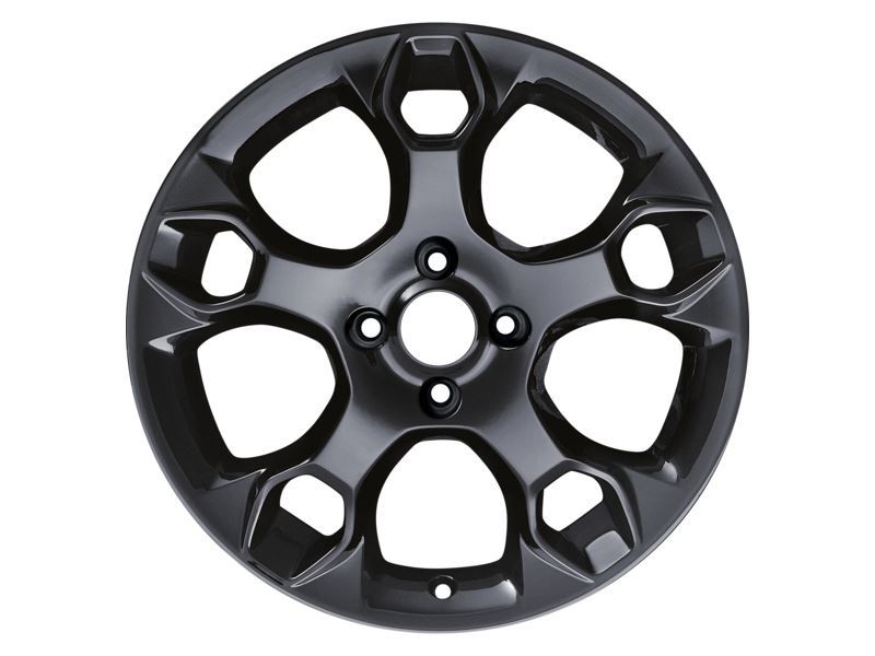 FIESTA ALLOY WHEEL 17" 5-SPOKE Y DESIGN 7J, BLACK 2008-2012