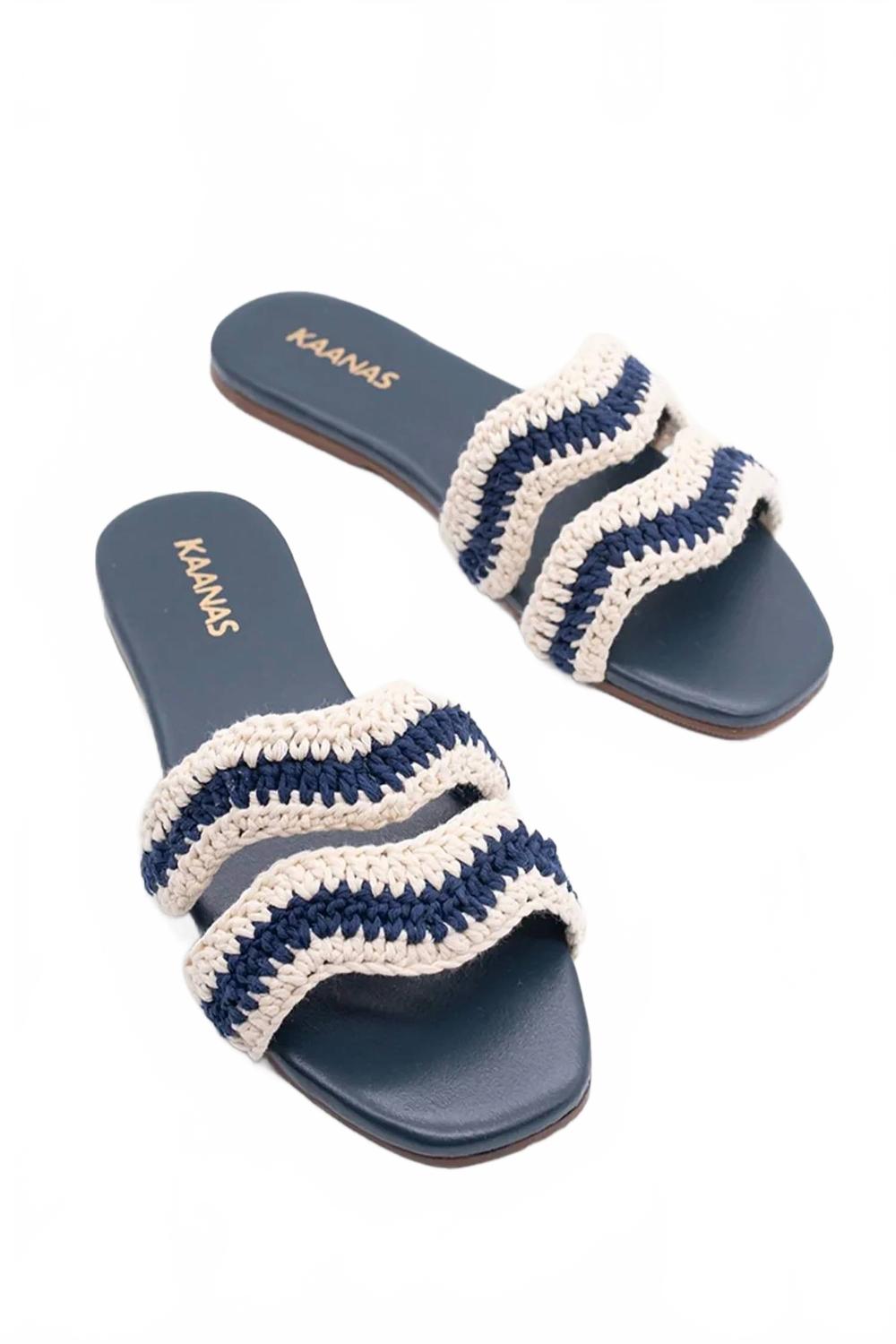 Women's Tansy Slide Sandals In Navy