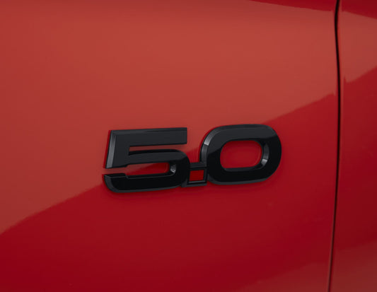 MUSTANG FROM 03/2015 5.0 BADGE LEFT HAND SIDE,BLACK