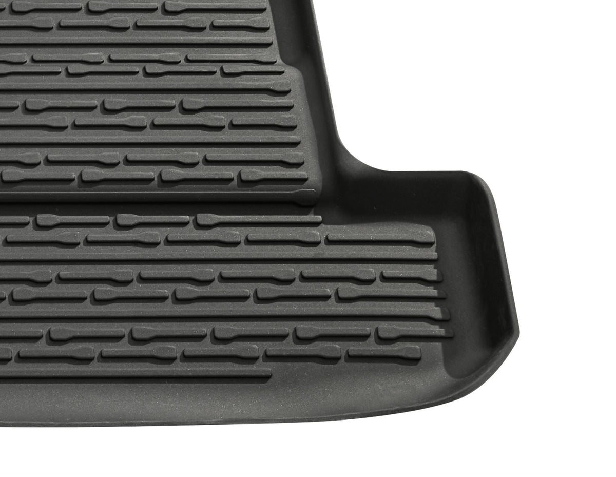 MUSTANG FROM 10/2023 RUBBER FLOOR MATS FRONT AND REAR,BLACK