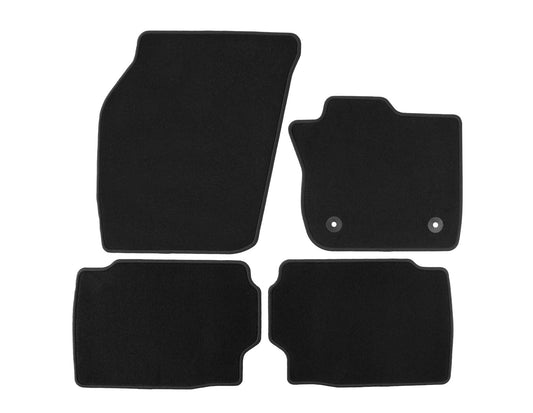 MONDEO FRONT & REAR CARPET FLOOR MAT KIT CONTOURED SET BLACK 2014-2018