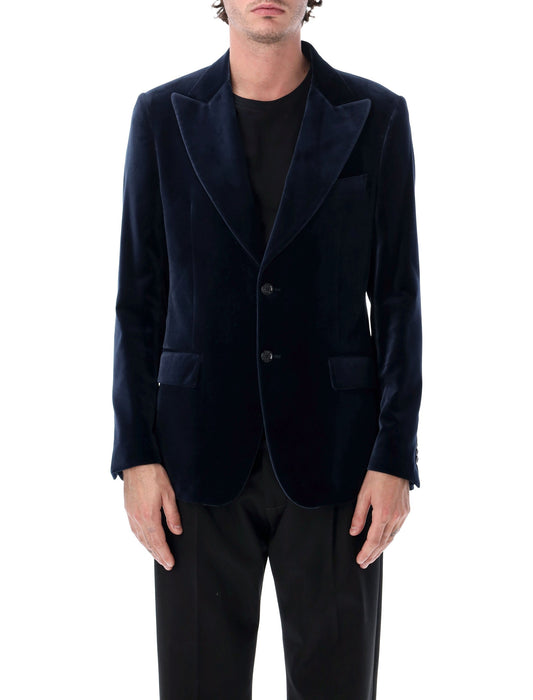Attitude Monopetto Tailored Velvet Blazer