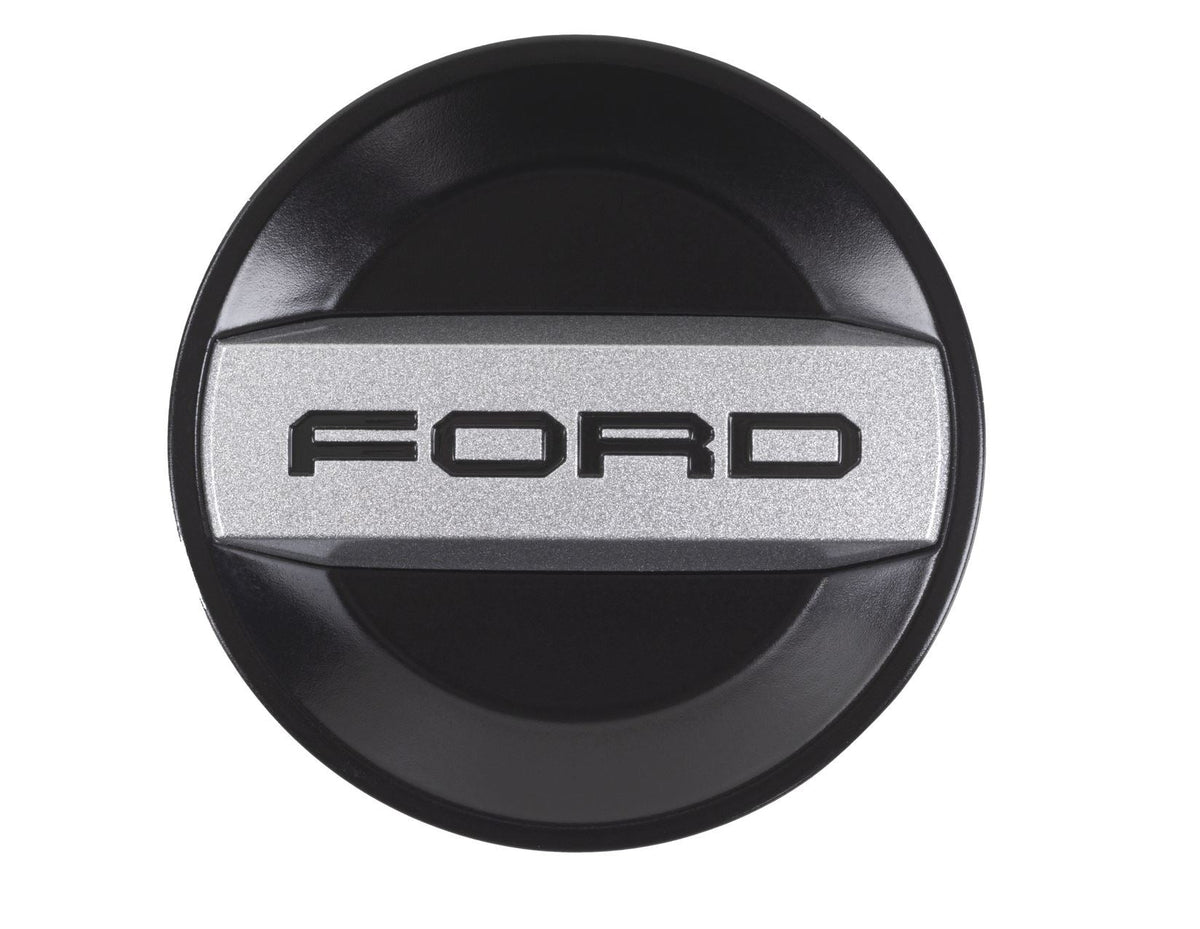 TRANSIT TOURNEO CUSTOM SINGLE CENTRE CAP WHEEL INSERT BLACK WITH LETTERING 2012-ONWARDS