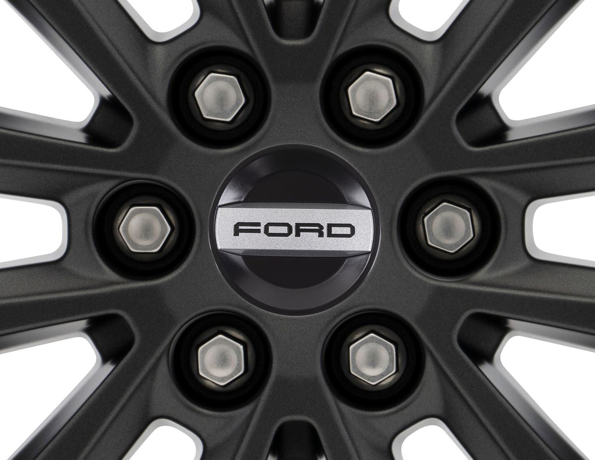 TRANSIT TOURNEO CUSTOM SINGLE CENTRE CAP WHEEL INSERT BLACK WITH LETTERING 2012-ONWARDS