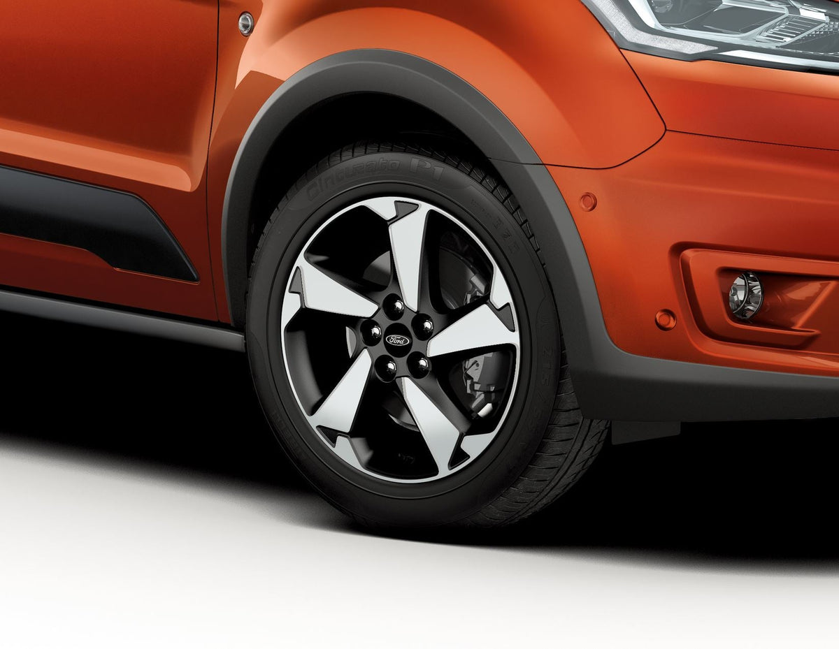 TRANSIT/TOURNEO CONNECT 17" ALLOY WHEEL 5-SPOKE DESIGN BLACK MACHINED FINISH 2020-2022 2484055