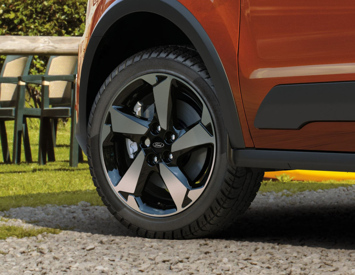 TRANSIT/TOURNEO CONNECT 17" ALLOY WHEEL 5-SPOKE DESIGN BLACK MACHINED FINISH 2020-2022 2484055