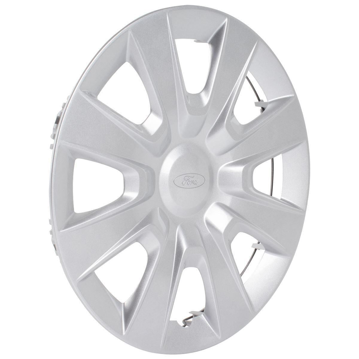 KA SINGLE 14" WHEEL TRIM HUB CAP COVER 8-SPOKE SILVER