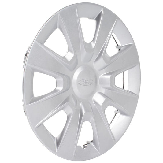 KA SINGLE 14" WHEEL TRIM HUB CAP COVER 8-SPOKE SILVER