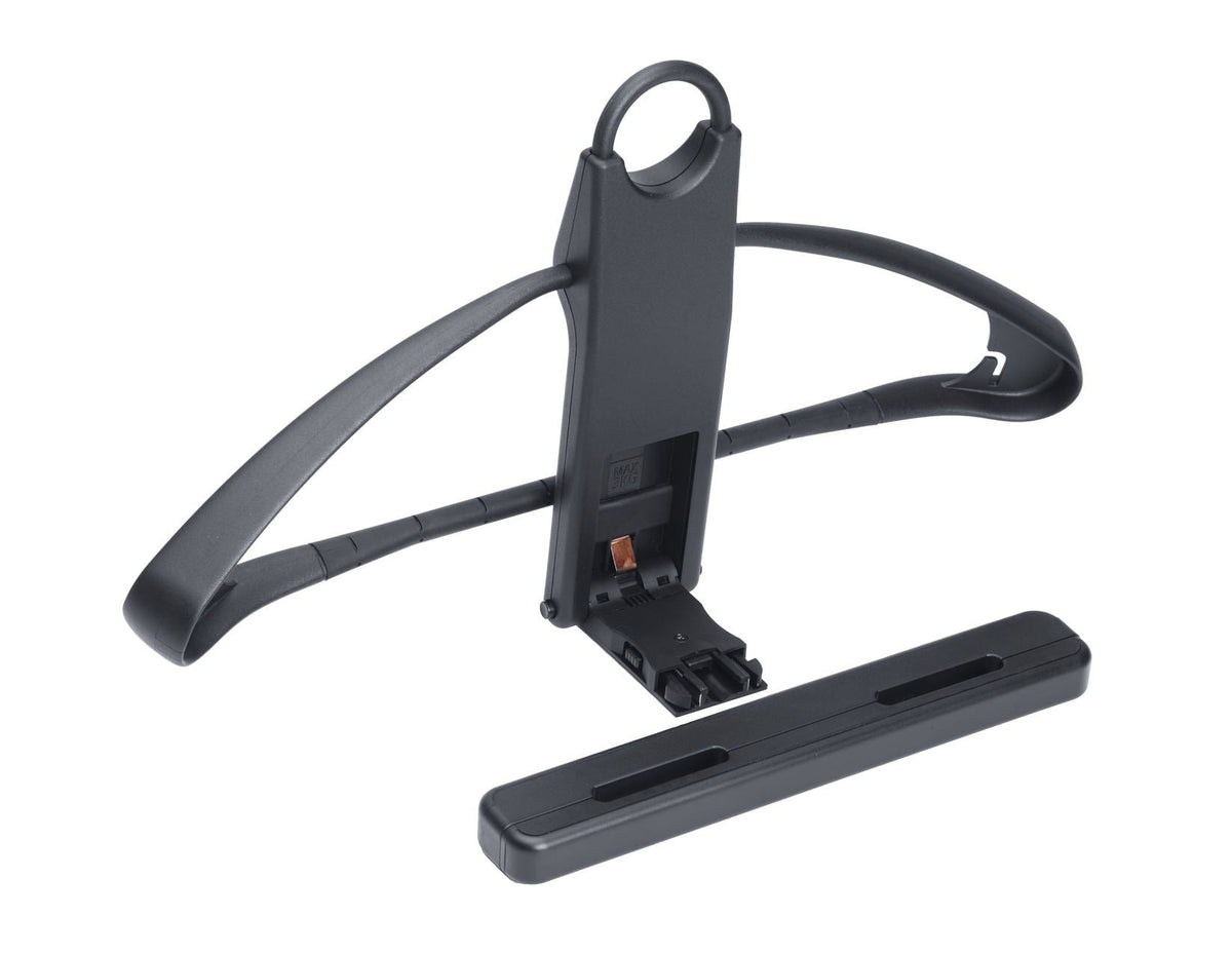 COAT HANGER WITH DOCKING UNIT,MATT BLACK