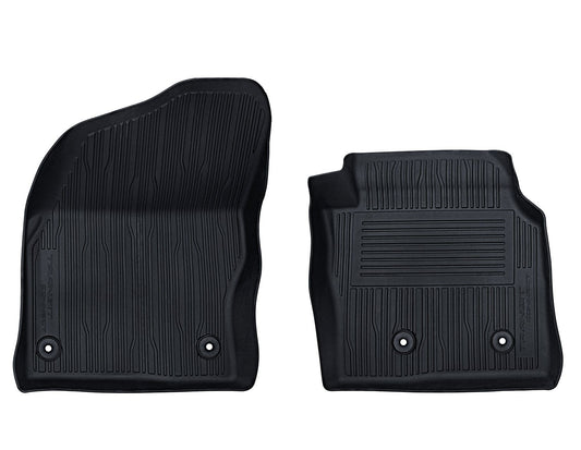 TRANSIT CONNECT FRONT RUBBER FLOOR MATS ALL-WEATHER CONTOURED 2013-2022