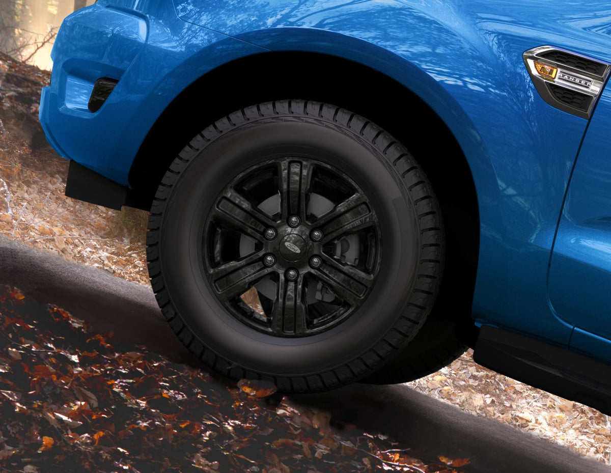 RANGER TKE 17" ALLOY WHEEL 6-SPOKE DESIGN PANTHER BLACK FINISH 2019-2023