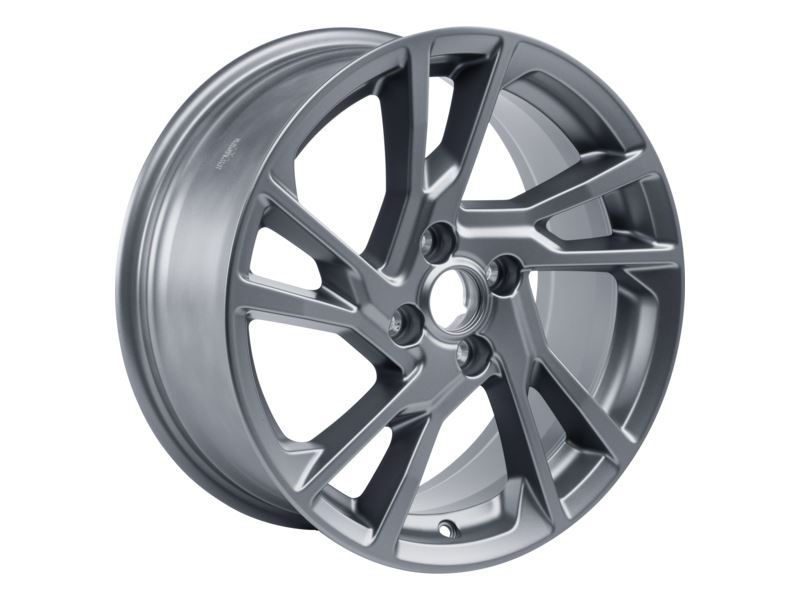 FIESTA 17" ALLOY WHEEL 5x2-SPOKE DESIGN MAGNETITE MACHINED FINISH 2021-2023