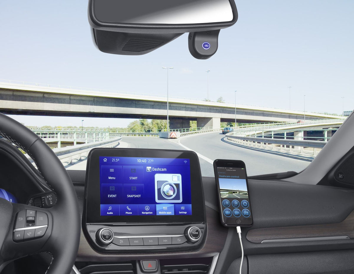 TRANSIT AND TOURNEO CUSTOM DASHBOARD CAMERA WITH FITTING, FOR VEHICLES WITH RAIN SENSOR, 2012 - ONWARD