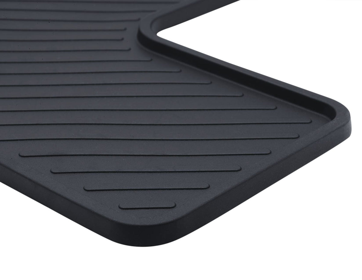 GALAXY/S-MAX RUBBER FLOOR MATS REAR 3RD ROW,BLACK