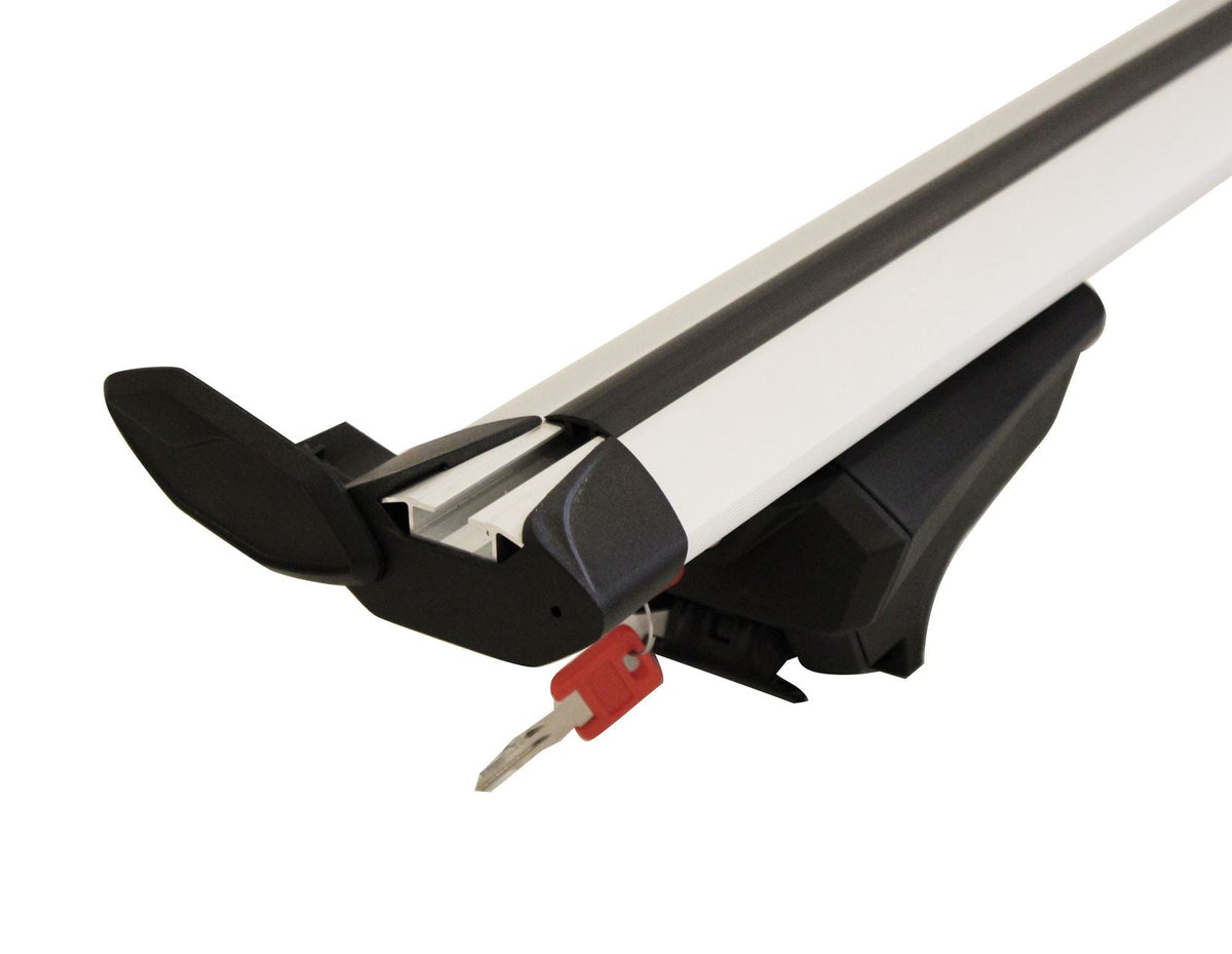 G3* ROOF CROSS BARS LOCKING SILVER FOR TRANSIT TOURNEO CUSTOM 2012-2023