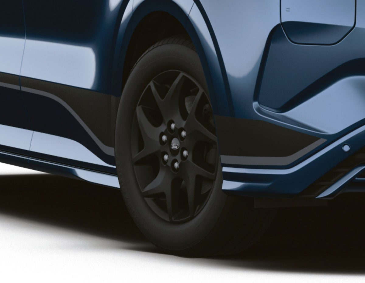 TRANSIT/TOURNEO CUSTOM SPORT 17" ALLOY WHEEL 5-SPOKE DESIGN ASPHALT MATT BLACK FINISH 2023-ONWARDS 2653312