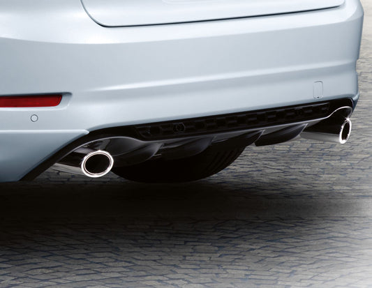 MONDEO 09/2010-08/2014 REAR LOWER BUMPER DIFFUSER GLOSS BLACK