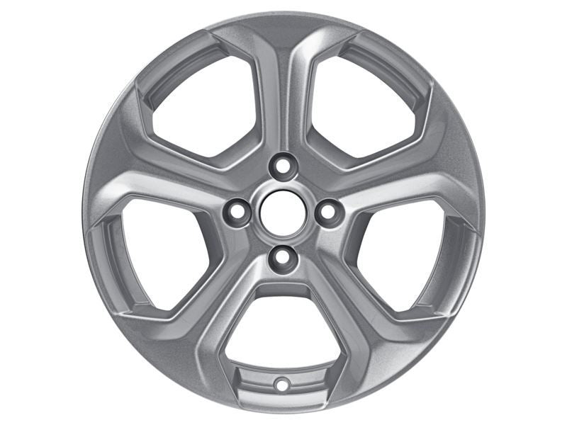 FIESTA 17" ALLOY WHEEL 5-SPOKE DESIGN SPARKLE SILVER FINISH 2012-2019