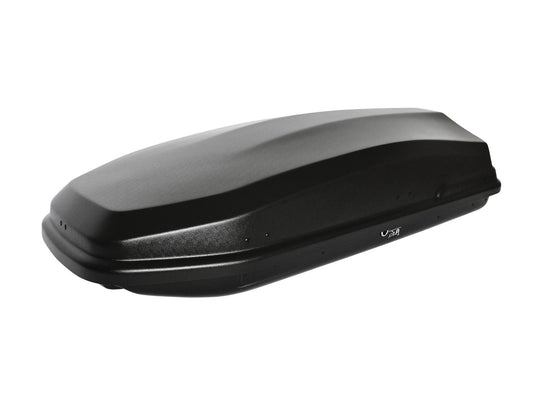 FARAD* TORPEDO 400L ROOF BOX LOCKABLE DUAL OPENING MATT BLACK