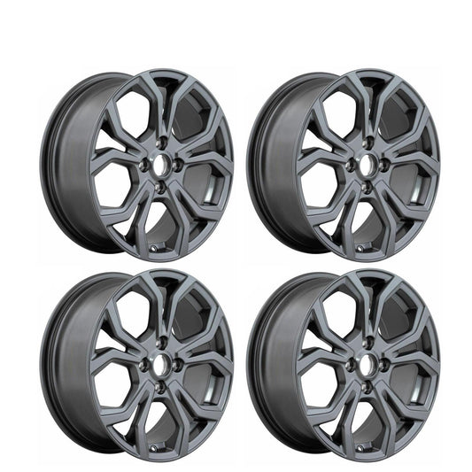 FIESTA 17" SET OF 4 SET OF 4 ALLOY WHEELS 5X2-Y-SPOKE DESIGN RADO GREY FINISH 2017-2023