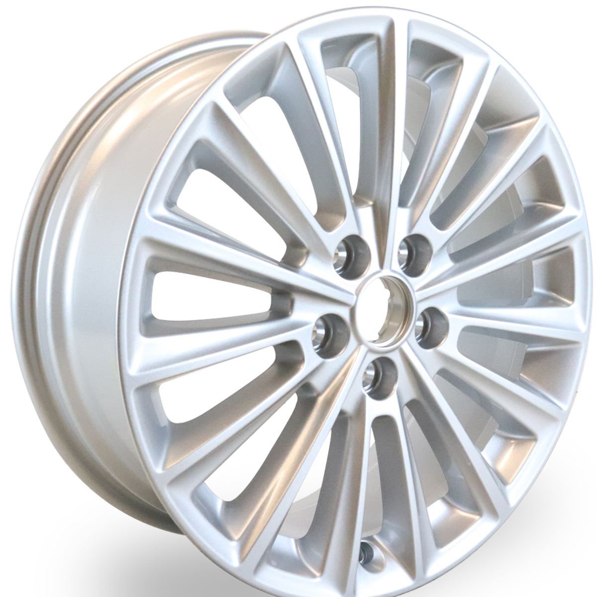 FOCUS 17" ALLOY WHEEL 15-SPOKE DESIGN SPARKLE SILVER FINISH 2014-2019 2238239